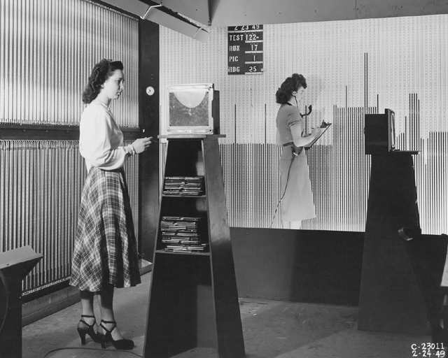 Space History Photo: Manometer Board Setup in Supersonic Wind Tunnel